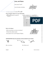 1.1 Points, Lines and Planes Practice PDF