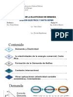 Demanda de Eléctricidad y Gasolina