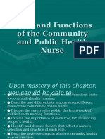 Roles and Settings of Community Health Nurses