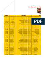 Hasil Jadwal Laga Barca 2013-14