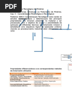 Caracterização Tecnológica de Minérios