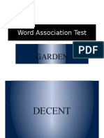 3 Word Association Test