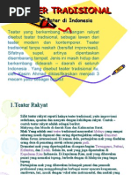 Sejarah Drama Tradisional &amp; Moden