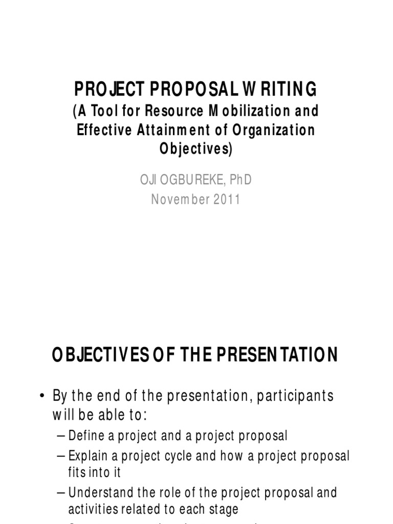Project Proposal Writing Guide | PDF | Monitoring And Evaluation ...