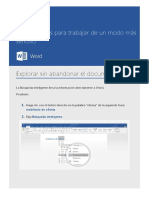 Recorrido en Word 2016