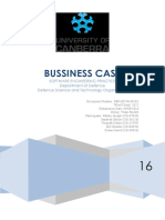Bussiness Case: Software Engineering Practice Department of Defence Defence Science and Technology Organisation