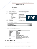 Memoria Descriptiva Alcantarillado