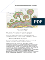 La distribuciòn de tierras en el acuerdo con las  farc - Enrique Posada Restrepo