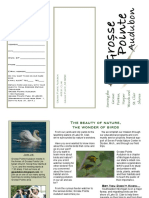 Grosse Pointe Audubon Membership Brochure 2016