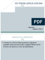 Sensors and Their Applications: Prepared By: Benjamin A. Bere III