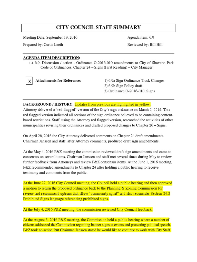 9.19.16 Sign Ord PDF Zoning Easement