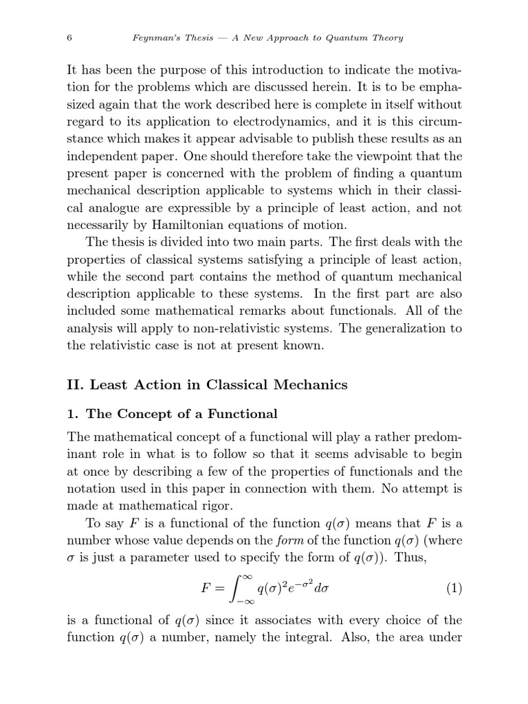 feynman thesis
