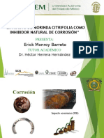 Extracto de Morinda Citrifolia Como Inhibidor Natural de La Corrosión