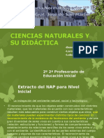 Ciencias Naturales y Su Didáctica - Cromatografía, Descomposición de La Luz y Transmición Del Sonido