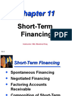 Ch11 Short Term Financing