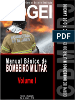MANUAL BÁSICO DE BOMBEIRO MILITAR DO RJ - Volume 1 - Com Sumrio