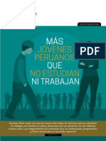 Más jóvenes peruanos no estudian ni trabajan 