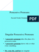 Possessive Pronouns: Second Grade Grammar