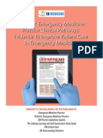 Pediatric Emergency Medicine Practice Clinical Pathways: Evidence To Improve Patient Care in Emergency Medicine