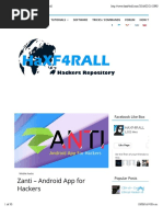 Zanti - Android App for Hackers - Haxf4rall