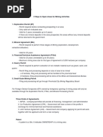 Quilang, Ronald D. Bsem 3: 5 Ways To Open Areas For Mining Activities