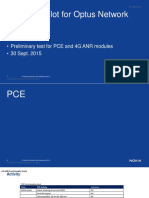 Preliminary Test For PCE and 4G ANR