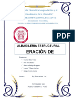 Albañileria Estructural . Segunda Unidad