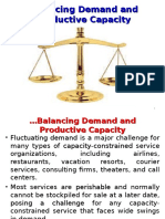 Balancing Demand & Capacity