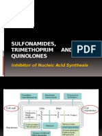 Sulfonamides, Trimethoprim and Quinolones: Inhibitor of Nucleic Acid Synthesis