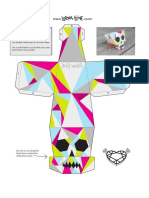 LornaLove Skull Craft Template