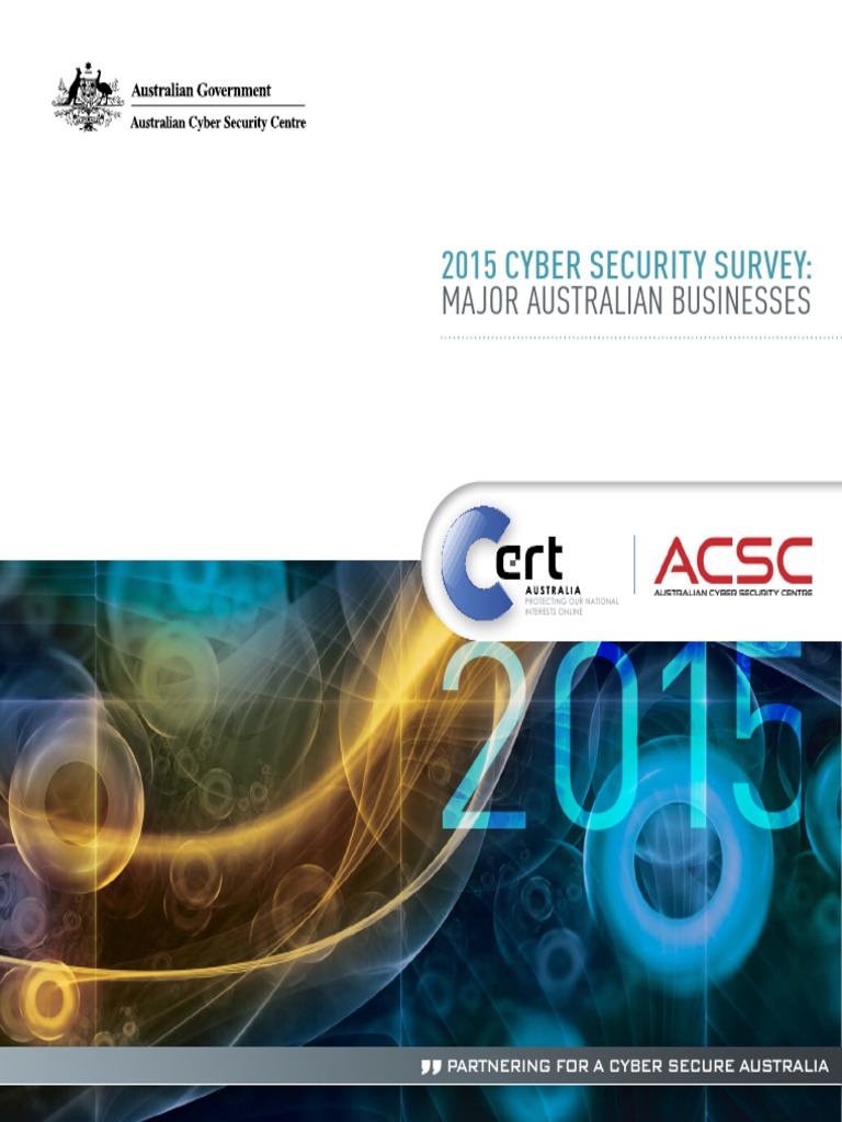 2015 ACSC Cyber Security Survey Major Australian Businesses | PDF ...