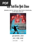 Anti-New York Times, 2015, Quarter 1  Rebuttals to Tf 'the Paper of Record' (Volume 1), The - M. S. King
