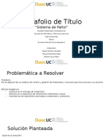 Estructura Presentación-Portafolio de Título Analista