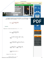 Derivadas de Funciones