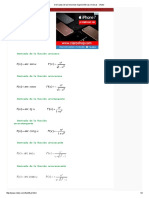 Derivadas de Las Funciones Trigonométricas Inversas - Vitutor