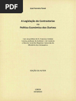 A Legislação de Contrastarias Na Política Económica Dos Ourives
