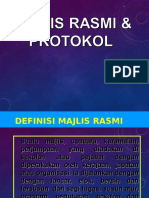 Majlis Rasmi Dan Protokol