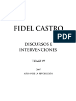 Conversación telefónica entre Fidel Castro y Hugo Chávez en 2007