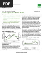 ETFS Outlook September 2016 - in Sync Gold and The USD