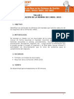 Taller Interpretacion ISO 14001 Borjas