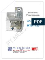 Panduan Penggunaan KWH Meter MTS-125 PDF