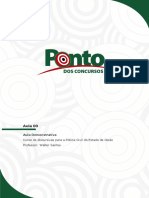 Curso de Discursivas para A Polícia Civil Do Estado de Goiás - Pc-Go - Agente de Polícia Substituto