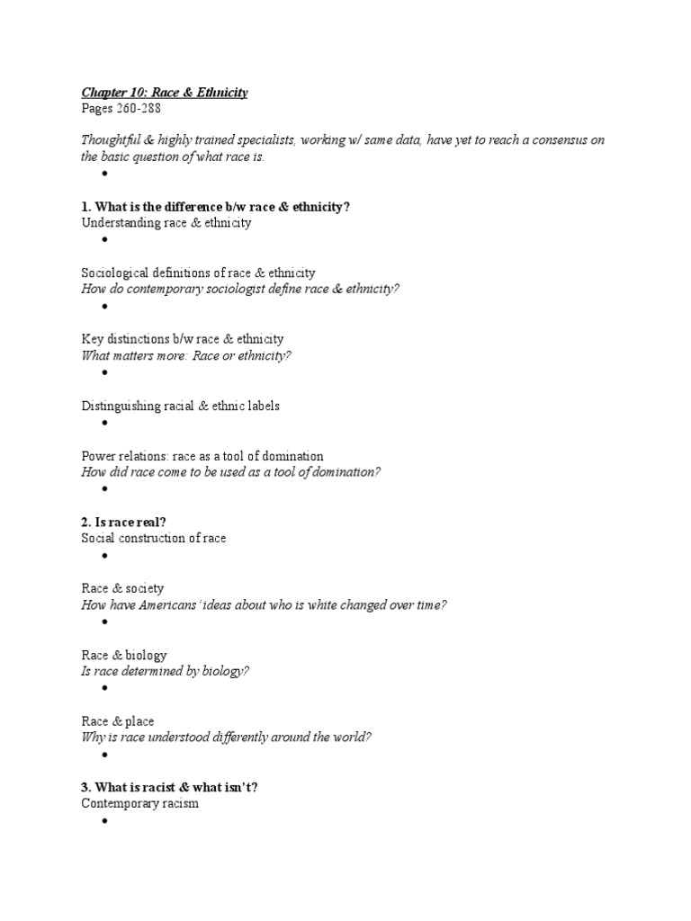 Understanding Race and Ethnicity Today | PDF