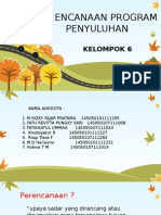 Perencanaan Program Penyuluhan