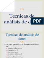 Técnicas de Análisis de Datos