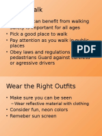 Stay Safe and Seen: Tips for Walking