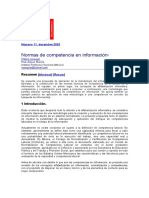 Angulo Marcial, Noel. -Normas de Competencia en Información