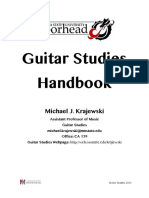 MSUM - Guitar Studies Handbook