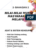 Bab 2-Nilai-Nilai Murni Masy. Melayu Bhg.2 Pastel Power Point