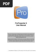 Pro 6 User Guide